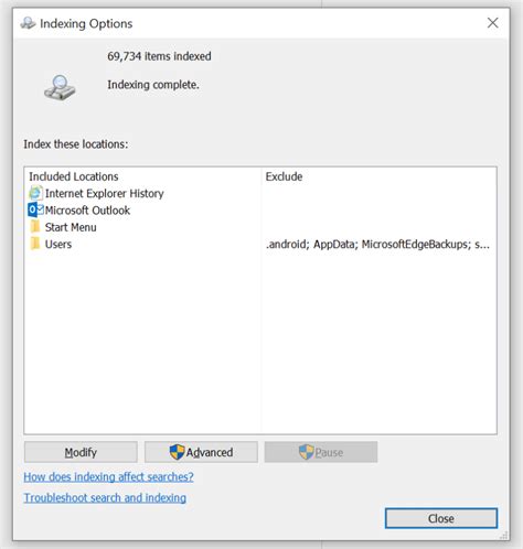 Image result for Configuring Windows Search