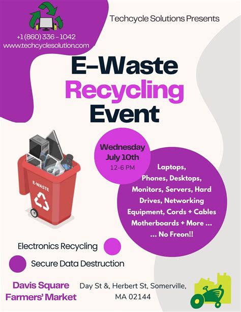 Somerville Community E-Waste Event at Davis Square Farmers Market ...