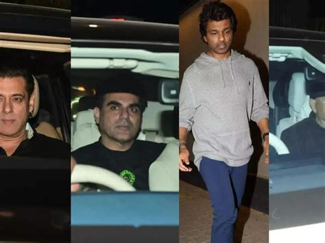 Salman Khan, Arbaaz Khan, Salim Khan and others attend high-profile ...