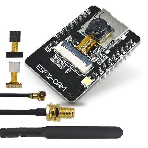 diymore ESP32 CAM OV2640 2MP Wireless WiFi Bluetooth Camera Module + 2 ...