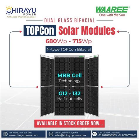 Solar Panels - Waaree 690/695 Wp Bifacial TOPCon Service Provider from ...