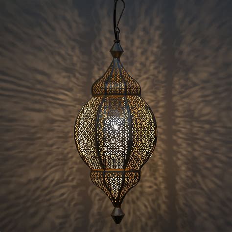 Buy Homesake Moroccan Orb Hanging Lamp-Handcrafted Metal Pendant Light ...