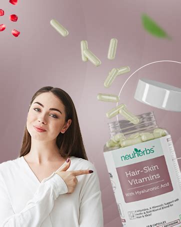 Neuherbs Hair Skin Vitamins Supplement with Biotin, Keratin booster for ...