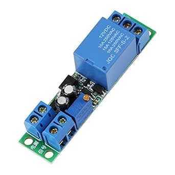 DC 12V Time Delay Relay Module, Adjustable Signal Trigger Off Switch ...