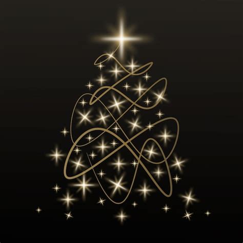 Abstract christmas tree | Free Vector