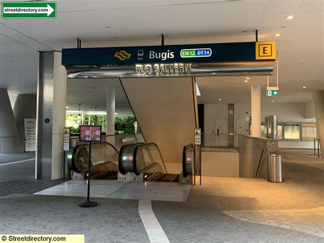 Entrance/Exit E - Bugis MRT Station (EW12 / DT14) Image Singapore