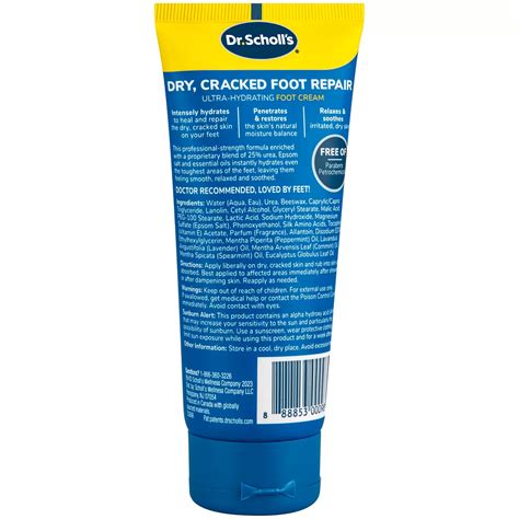 Dr. Scholl's Dry Cracked Foot Repair Foot Cream - Shop Foot care at H-E-B