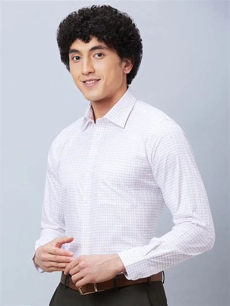 Raymond Men Pink Structured Slim Fit Cotton Formal Shirt – MyRaymond