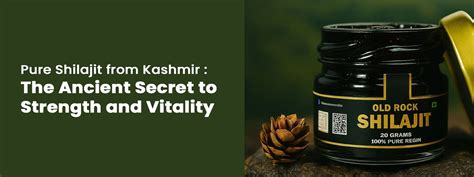 Pure Shilajit from Kashmir – Ancient Secret for Strength & Vitality ...
