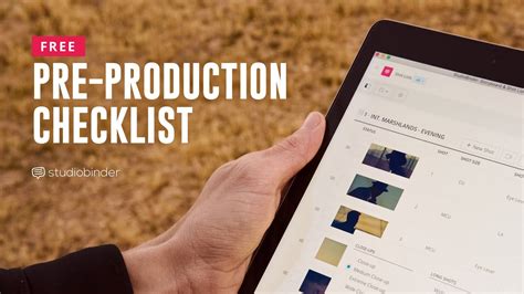 Image result for Pre Production Checklist