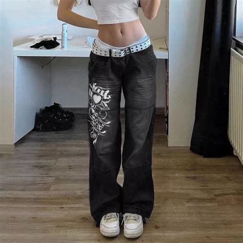 Leslie Y2K Low Waist Jeans – FOGSTORES