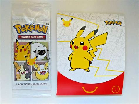 Pokémon 25th Anniversary Card Packs from McDonalds | Ubuy India