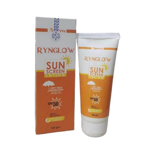 RYNGLOW SUN SCREEN - Very High Protection Uva/uvb & Pa++++ Sun Screen ...