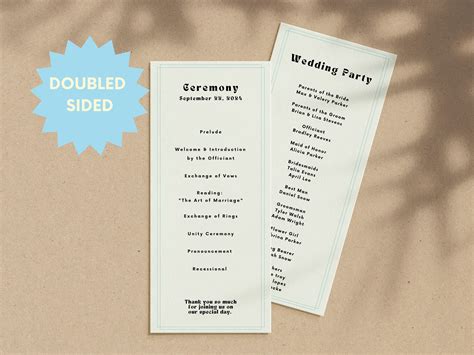 Image result for How to Write a Wedding Ceremony Program