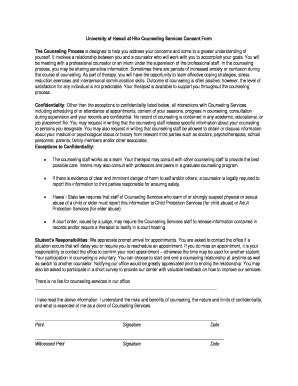 18 Printable informed consent form counseling Templates - Fillable ...