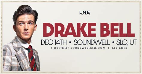 Drake Bell at Soundwell, Soundwell SLC, Salt Lake City, 14 December ...