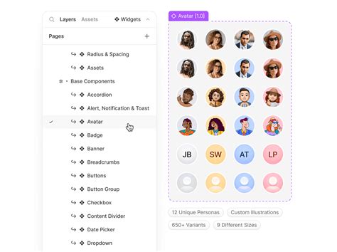 UI Components 的图像结果