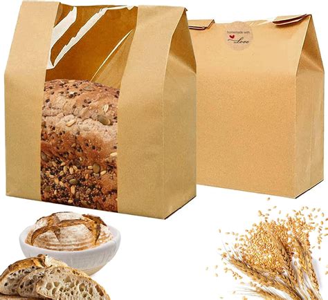 Amazon.com: 30 Pack Paper Bread Bags for Homemade Bread Sourdough Bread ...