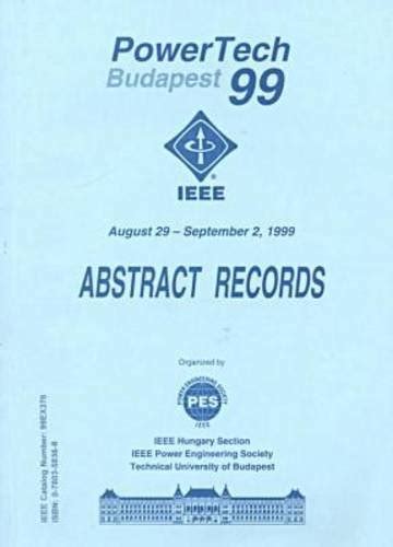 IEEE Budapest Power Tech 99 Conference : Institute of Electrical and ...