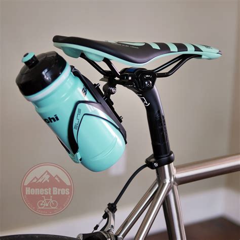 Saddle Mount Water Bottle Cage Rear Saddle Bottle Holder Bicycle Bike ...
