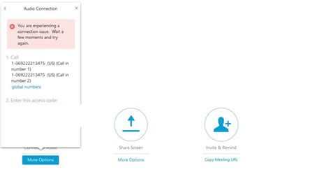 Image result for Audio Connection WebEx