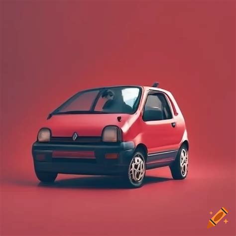 1994 red renault twingo car on Craiyon