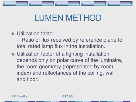 Image result for Lumen Method Calculation