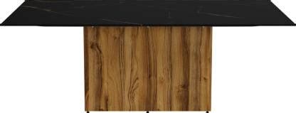 Godrej Interio Pedestal Glass 6 Seater Dining Table Price in India ...