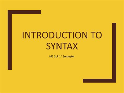 Syntax Part 1 的图像结果