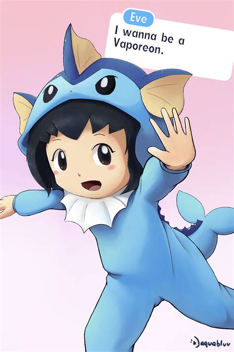 Poke Kid Eve by aquabluu on DeviantArt
