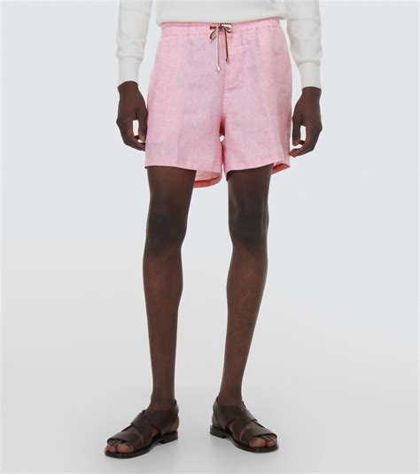 Loro Piana Bay linen Bermuda shorts Loro Piana