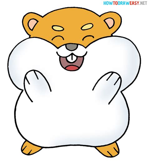 How to Draw a Hamster - Draw for Kids