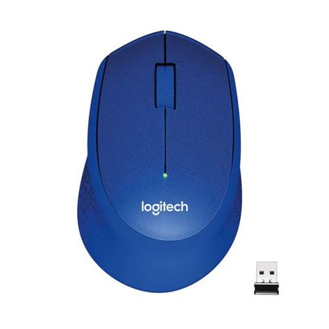 Logitech M331 Silent Plus Wireless Mouse - Blue – Sujata eStore