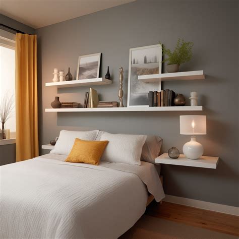 Wall_Floating_S 4 | Bedroom wall decor above bed, Floating shelves ...