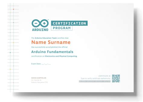 Image result for Arduino Certification