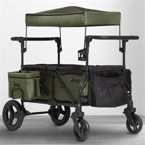 Jeep Deluxe Wrangler Wagon Stroller with Cooler Bag | Delta Children