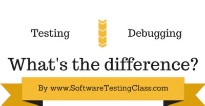 Image result for Difference Between Testing and Debugging