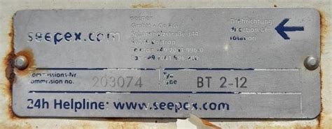 Eccentric screw pump - Seepex in Lynge, Denmark