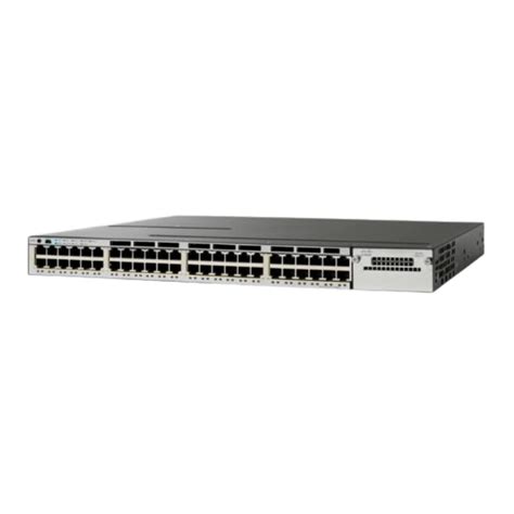 Cisco WS-C3750X-48T-E Catalyst 48-Port Gigabit Stackable Switch with IP ...