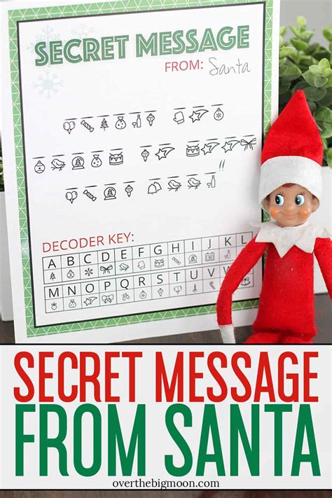 Image result for Santa Decoder Printable