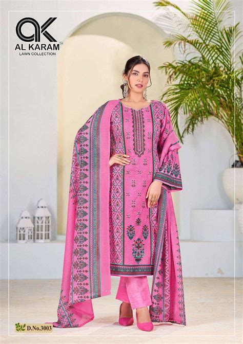 AL KARAM BIN UBAID EMBROIDERED COLLECTION VOL 3 LAWN PAKISTANI SUIT