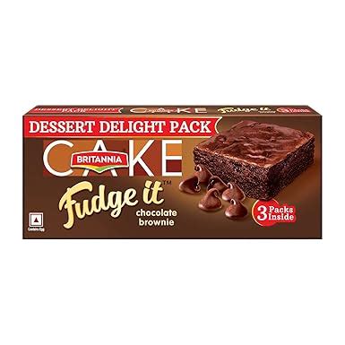 Britannia Cakes Fudge It Chocolate Brownie, 120 g : Amazon.in: Grocery ...