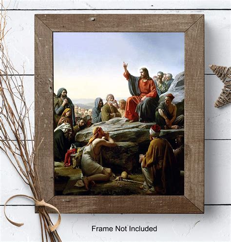 Buy Jesus Christ - Sermon on the Mount - Christian Wall Art - Jesus ...