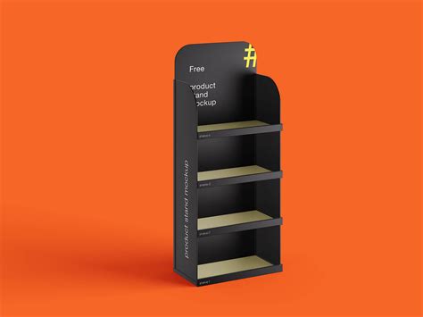 3 Free Retail Store Product Display Rack Mockup Set - Good Mockups