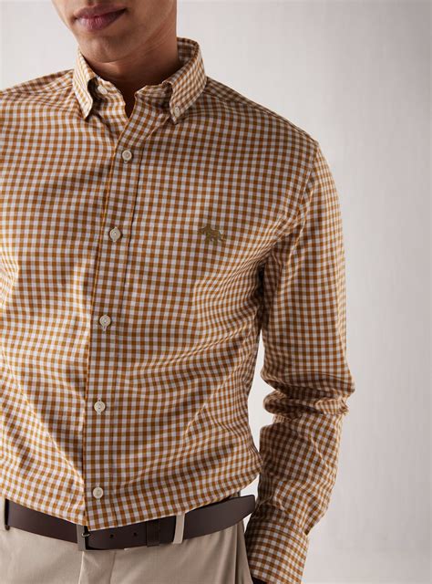 Andamen Dark Tan Check Shirt