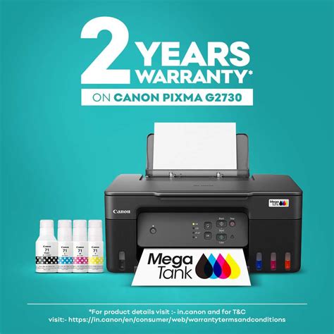 Canon PIXMA MegaTank/Ink Efficient G2730 Multi-function Color Ink Tank ...