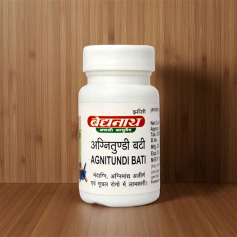 Baidyanath (Jhansi) Agnitundi Bati 80 Tablets Classical Ayurvedic ...