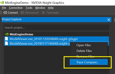 GPU Trace UI Reference — Nsight Graphics