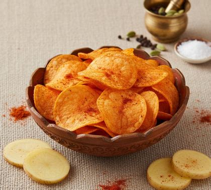 potato chips - masala [100 grams] - 1 packet – Ganguram Sweets
