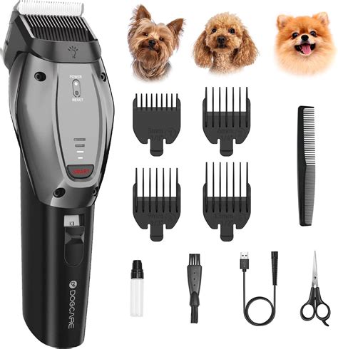 Amazon.com: DOG CARE Dog Grooming Kit Clippers Professional Dog Shaver ...